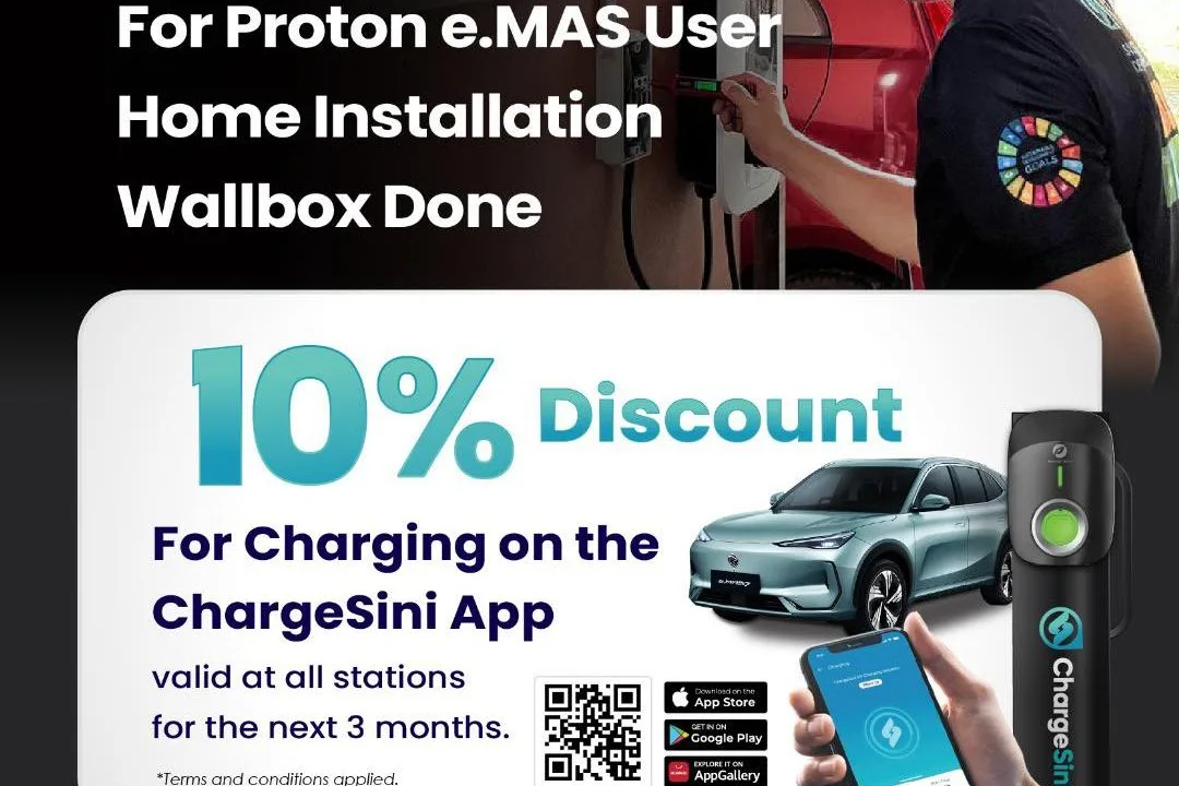 Exclusive 10% Discount for New Proton e.MAS Owners with ChargeSini!