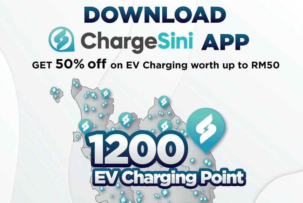Chargesini New User 50% Promotion